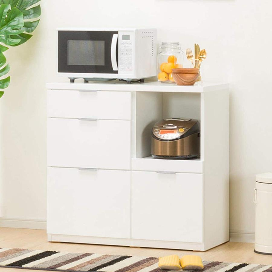 ニトリ（NITORI） カウンター (エトナ90CT WH/SI) ニトリ期間限定：4/6