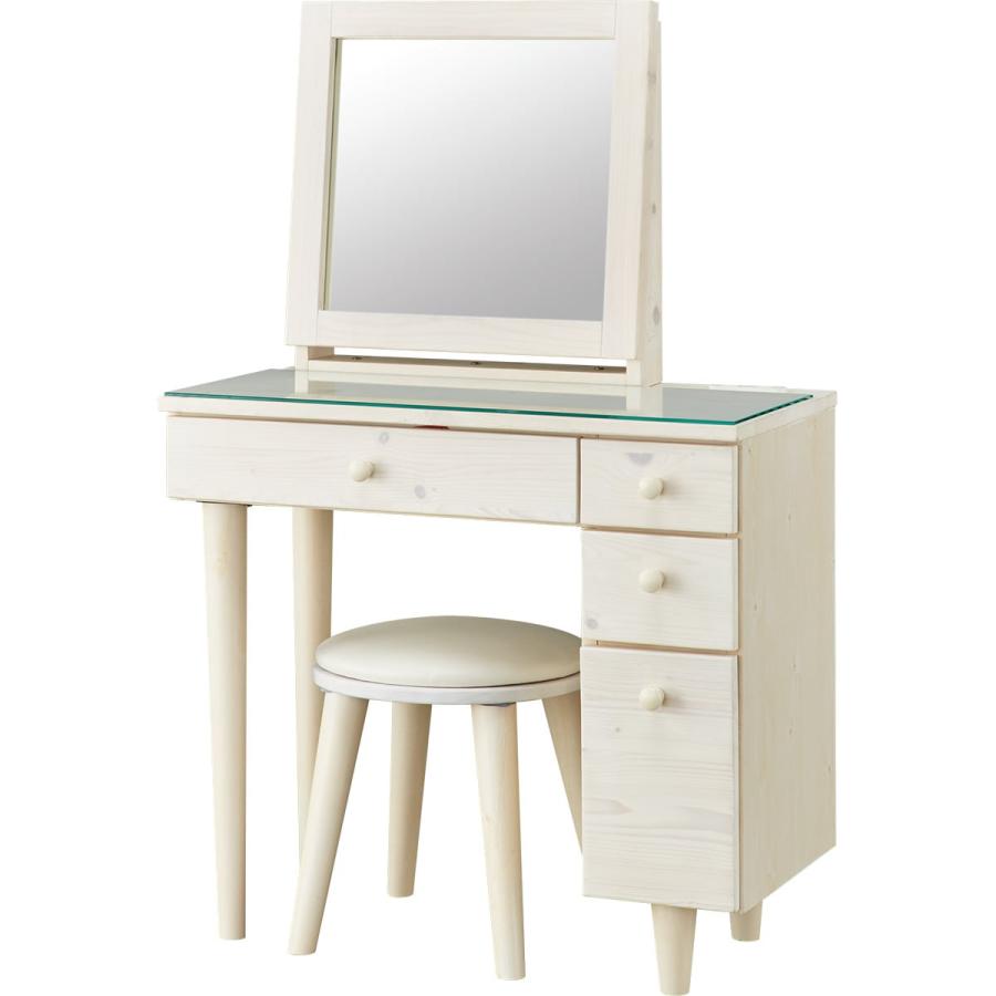 ニトリ（NITORI） 一面鏡ドレッサー(DR-008 WW) 鏡台 ミラー : ニトリ