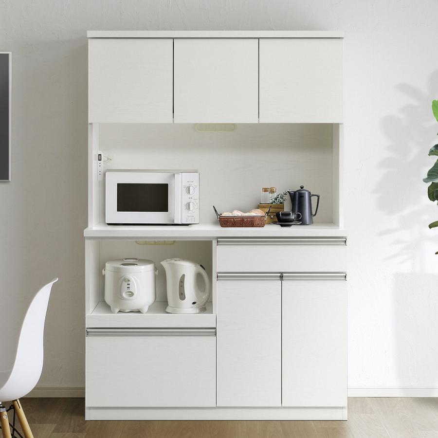 ニトリ（NITORI） 幅119.5cm見た目すっきり 板戸レンジボード (幅119.5