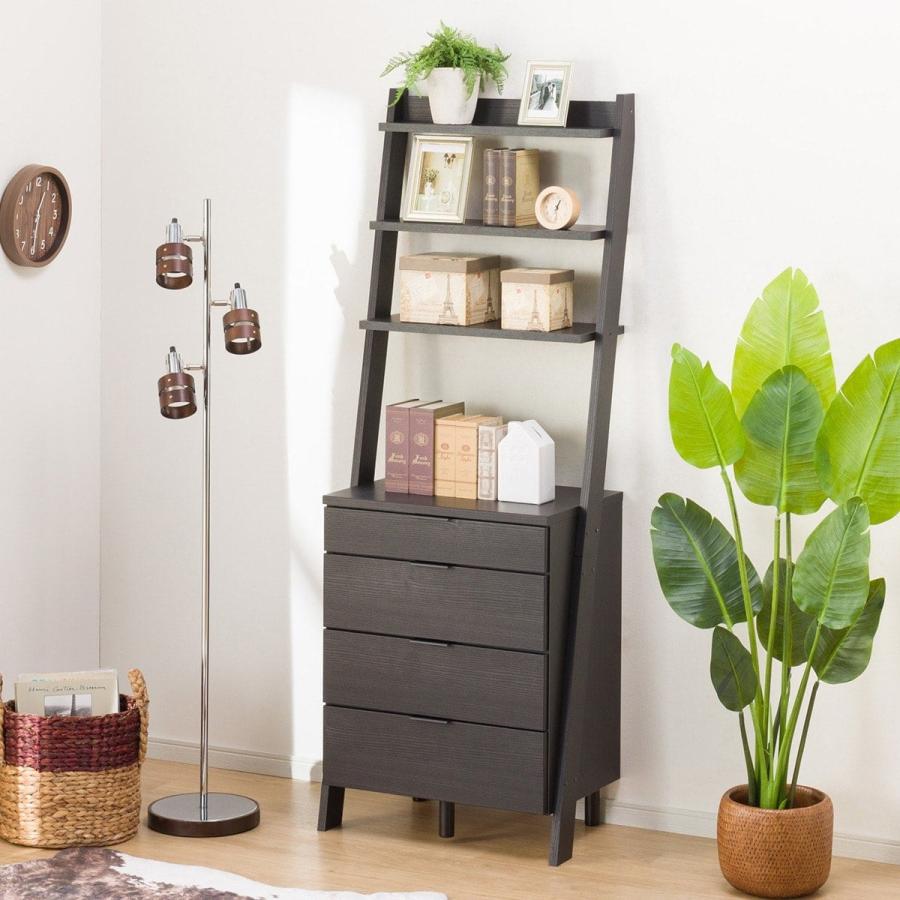 ニトリ（NITORI） チェストラック(エトナ 60CR BK) リビング収納