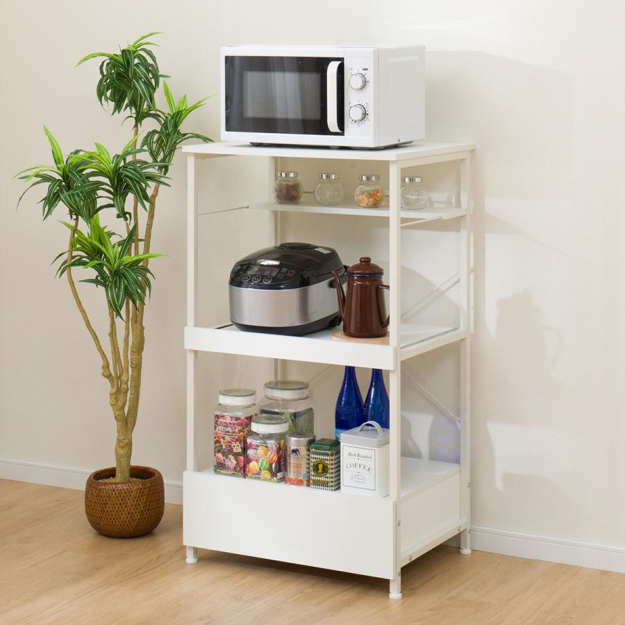 ニトリ（NITORI） レンジラック(OT002 WH/WH) : ニトリ Yahoo!店