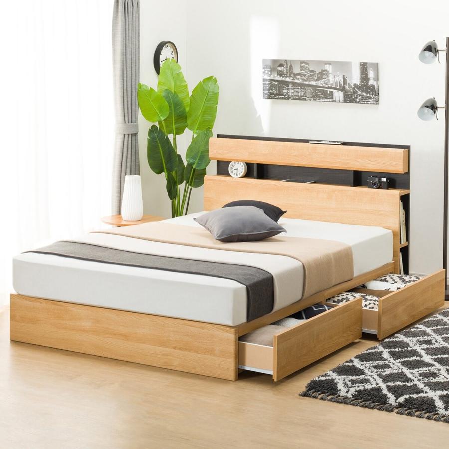 ダブルベッド コンソン ニトリ