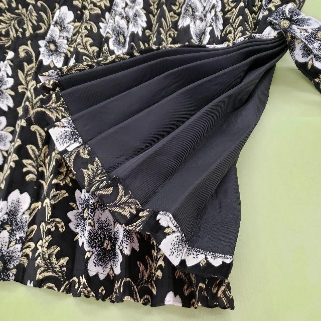 プリーツ仮眠カーテン 金華山 桜 ブラック 裏地付 トラック用品内装