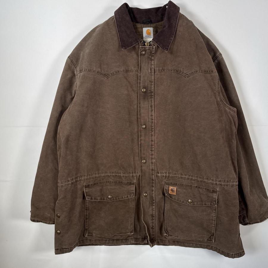 Carhartt（カーハート） USA古着 ダック ワークジャケット オーバー