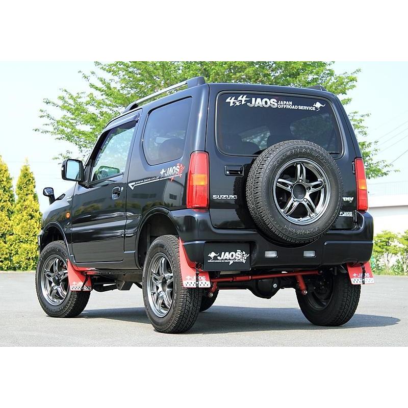 ジムニー JAOS（ジャオス） マッドガードIII リアセット 赤 ジムニー