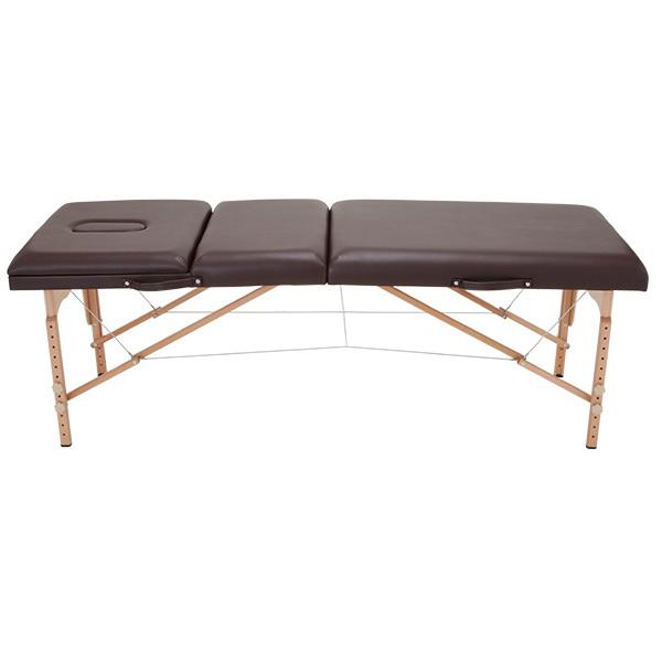 7BEAUTY（7ビューティー） 折りたたみ マッサージベッド 木製 有孔 長