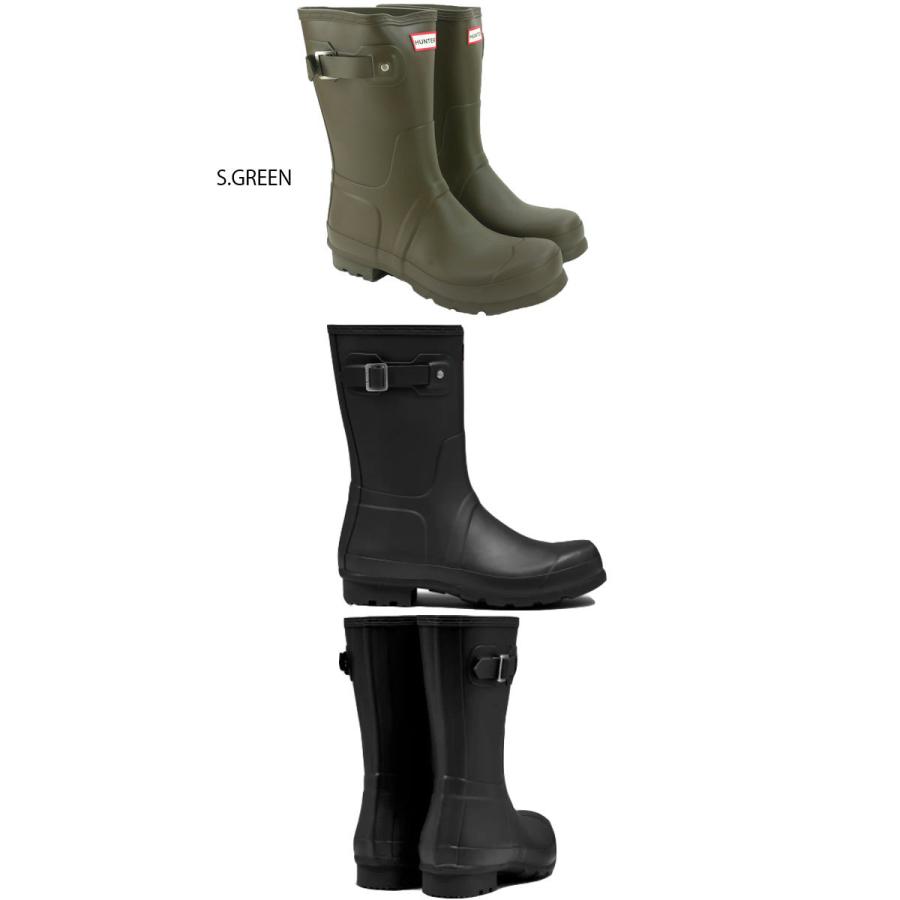 HUNTER（ハンター） メンズ オリジナル レインブーツ 長靴 ブラック 黒