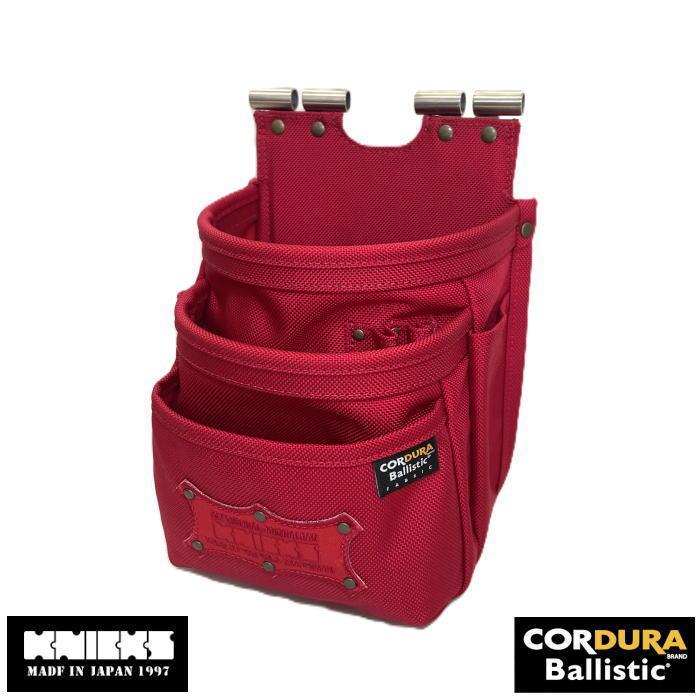 KNICKS（ニックス） バリスティック生地3段腰袋 チタン補強プレート入