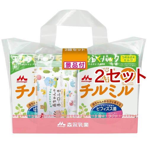 森永 チルミル エコらくパック つめかえセット ( 2箱入×2セット(1箱