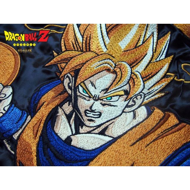 絡繰魂 ドラゴンボール 超サイヤ人覚醒スカジャン リバーシブル