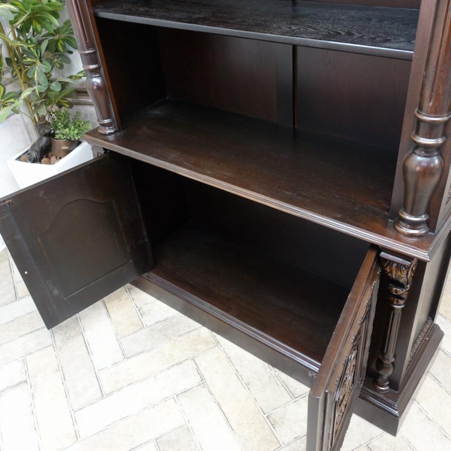 シェルフ棚 アンティーク おしゃれ ブックケース 本棚 ラック