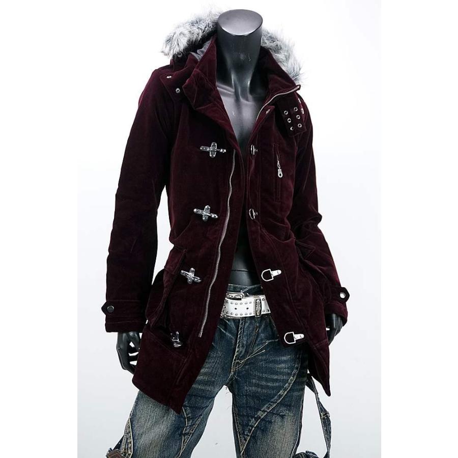 送料無料】 ベロアファイヤーマン コート メンズ ファーコート