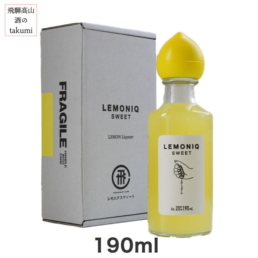 飛騨クラフト LEMONIQ SWEET レモニク スウィート 190ml瓶1本 箱入り