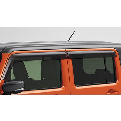 スズキ 純正 ハスラー ドアバイザー 1台分 4枚セット アクリル