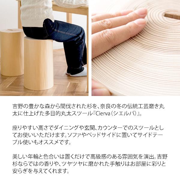丸太 スツール 椅子 吉野杉 国産 木製 天然木 チェア 円 丸 おしゃれ