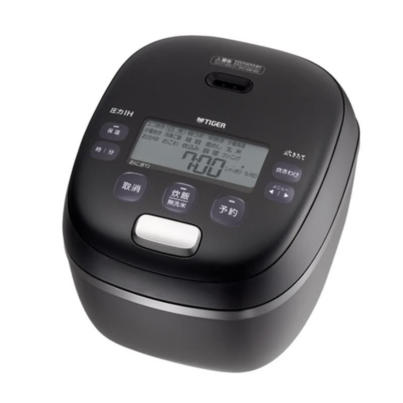 ご泡火炊き タイガー 圧力IHジャー ご泡火炊き 炊飯器 オフブラック