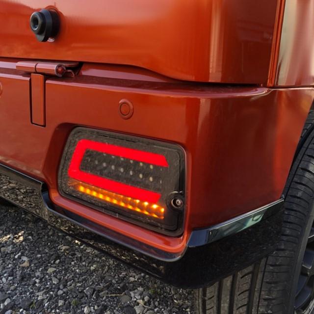 クリアワールド LED テールランプ インナーBK / レッドバー ( アトレー