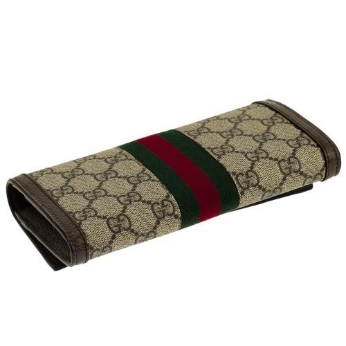 GUCCI（グッチ） 長財布 レディース オフィディア ブラウン 523153