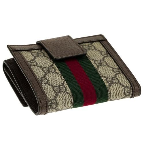 GUCCI（グッチ） 二つ折り財布 レディース OPHIDIA オフィディア