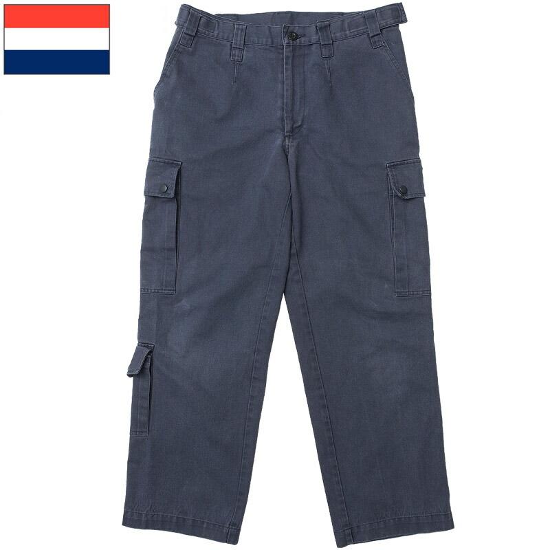 オランダ軍 フィールドパンツ ネイビー USED PP321UN 実物 軍モノ 軍物