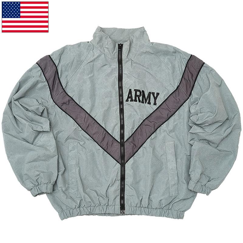 米軍 ARMY IPFU トレーニングジャケット ナイロン グレー デジタルカモ