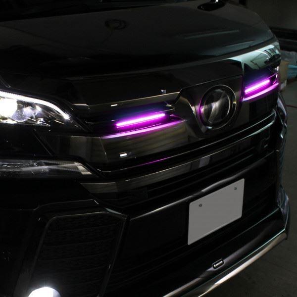 トヨタ ノア ヴォクシー 80系 LED薄型デイライト 27灯 超薄型 極細