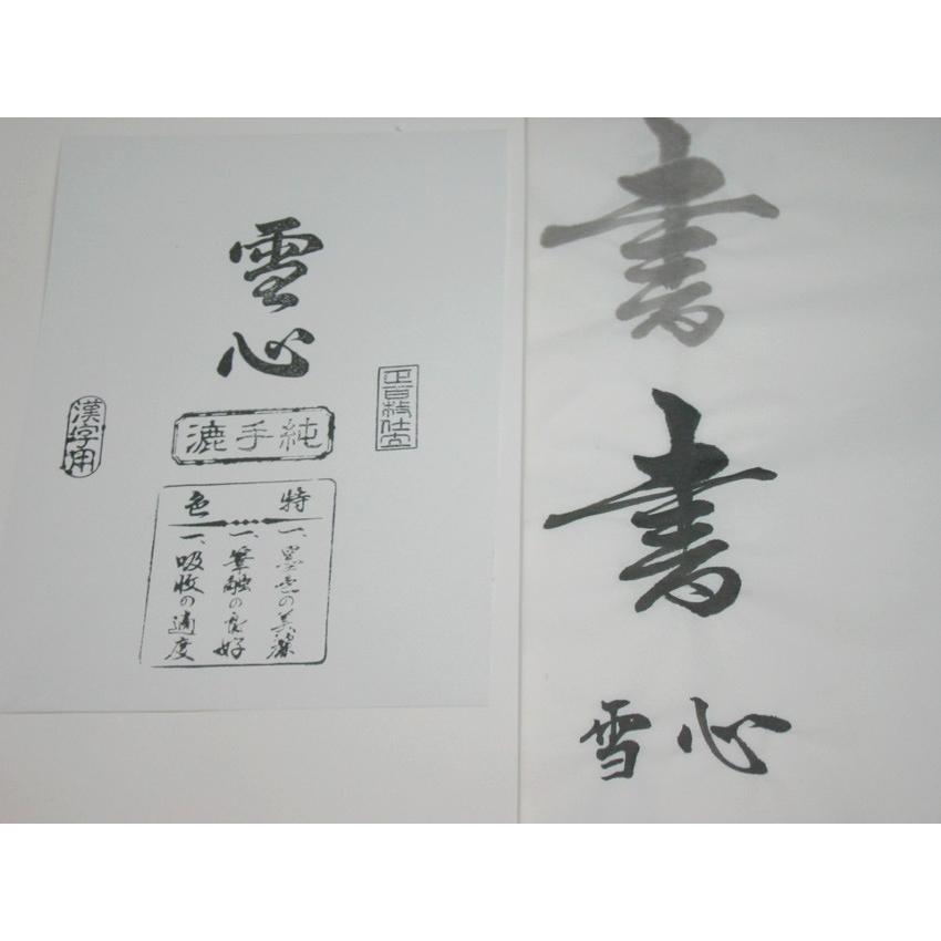 半紙 / 書道半紙 雪心1000枚 手漉き 【漢字用】 100枚P×10パック : 筆
