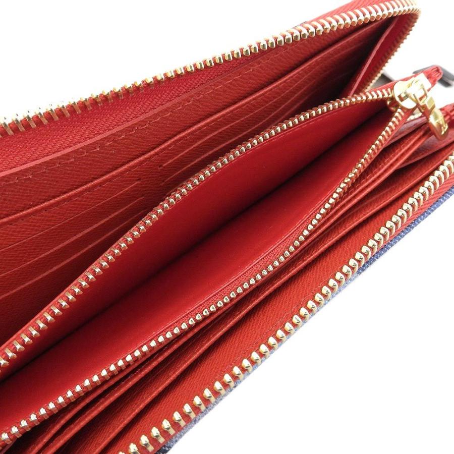 ジッピー・ウォレット ルイヴィトン LOUIS VUITTON モノグラム デニム