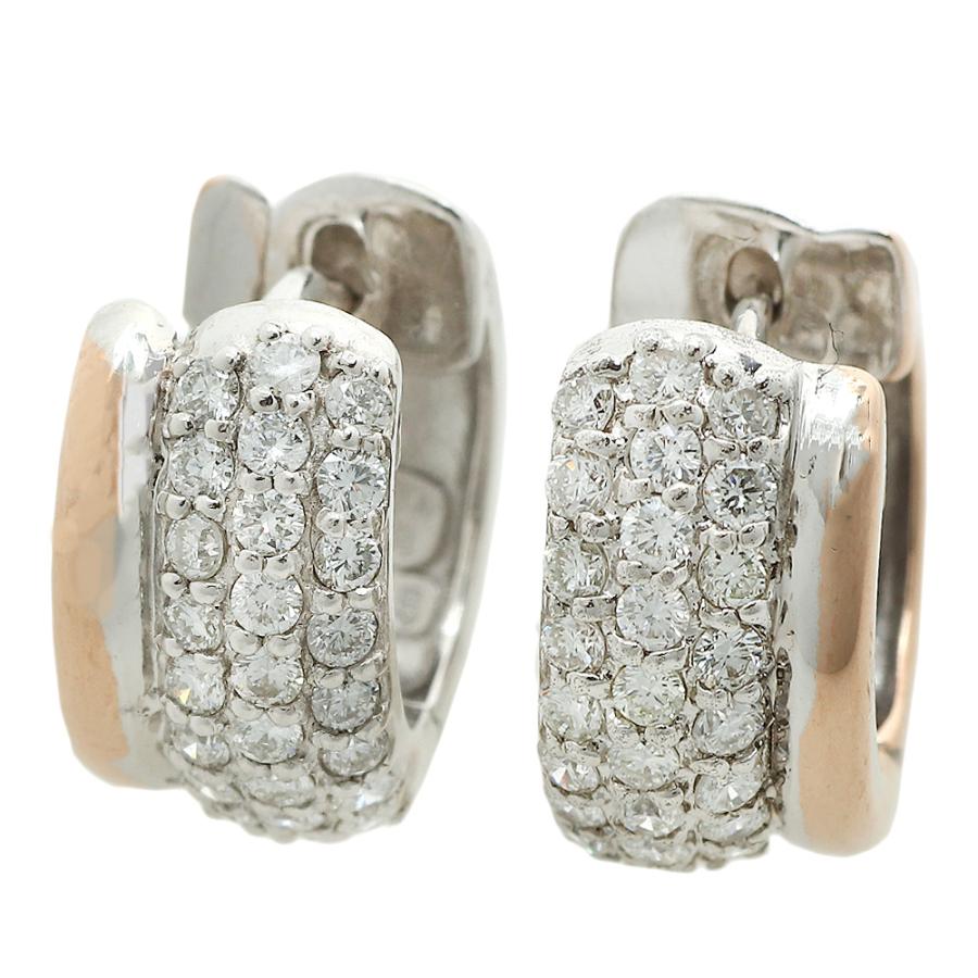 STAR JEWELRY（スタージュエリー） フープモチーフ バイカラー ピアス