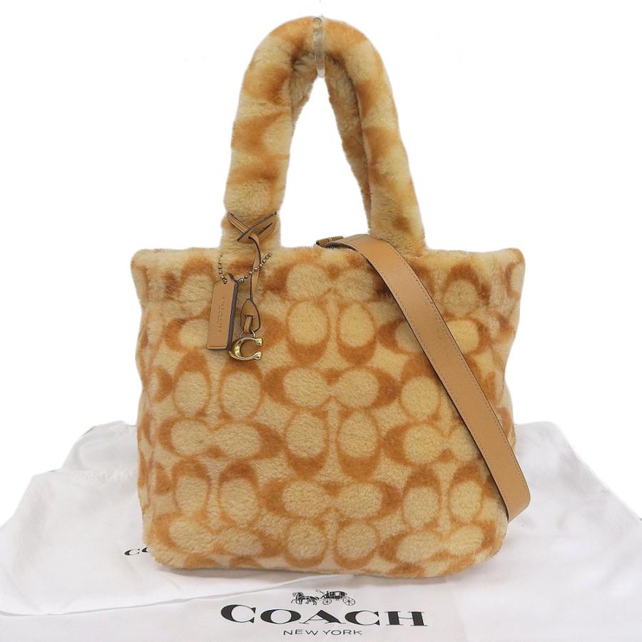 COACH（コーチ） 本物保証 希少 レア 布袋付 シグネチャー シアリング