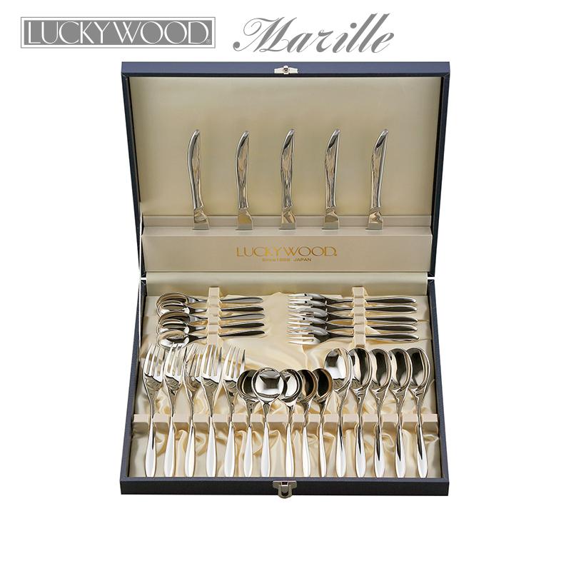 LUCKY WOOD（ラッキーウッド） カトラリーセット ナイフ フォーク