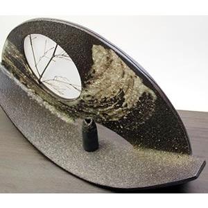 信楽焼 観月花器 和風 癒し 壷 つぼ 花瓶 花器 陶器 花入れ インテリア