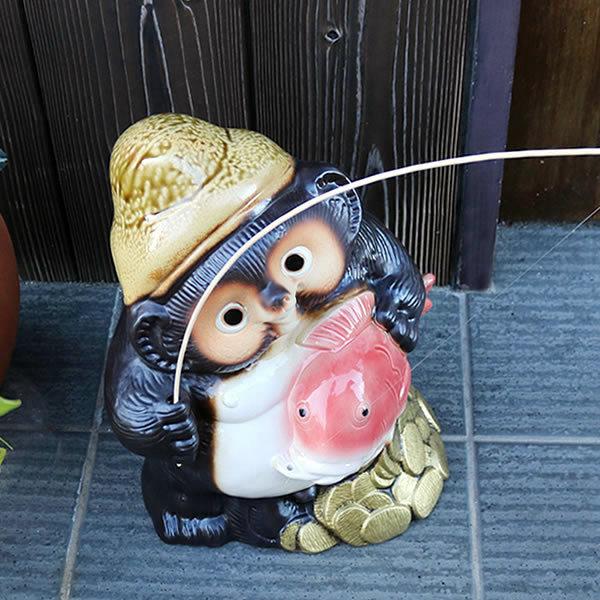 信楽焼 恵比寿狸 七福神 たぬき タヌキ 狸 開運 縁起物 可愛い 恵比須