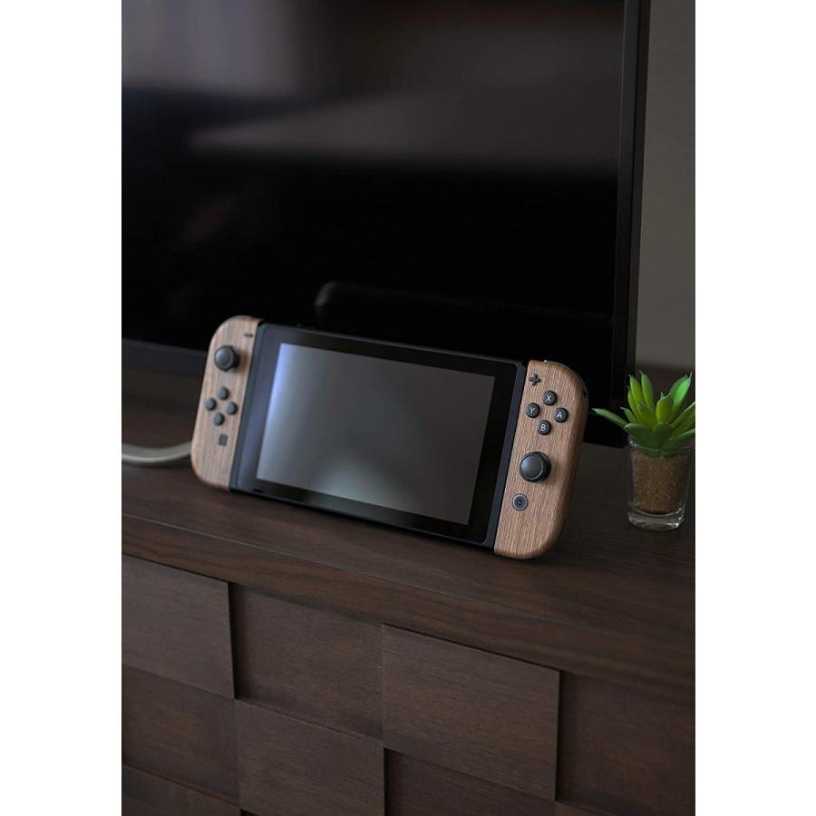 Nintendo Switch ジョイコン 用 スキンシール カバー ケース 木目調