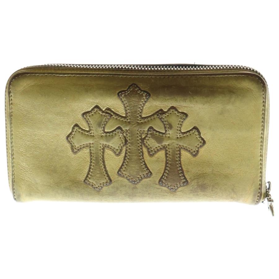 CHROME HEARTS（クロムハーツ） REC F ZIP GOLD セメタリクロスパッチ
