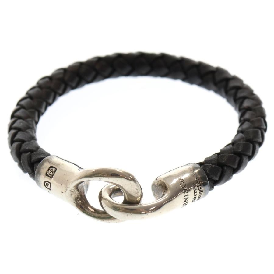 GARNI（ガルニ） Braid Coil Bracelet ブレスレット ブラウンシルバー