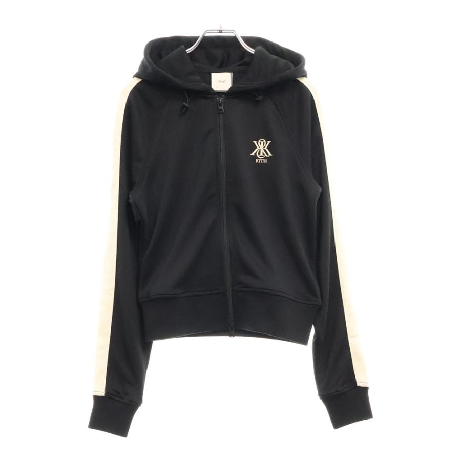 KITH（キス） W ARBOR HOODED TRACK JACKET 胸ロゴ刺繍 サイドライン