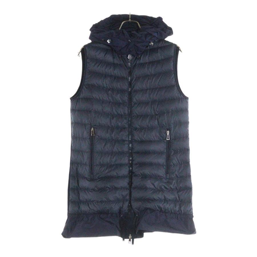 MONCLER（モンクレール） 18SS GILET 裾フリル 異素材切替 フーデッド