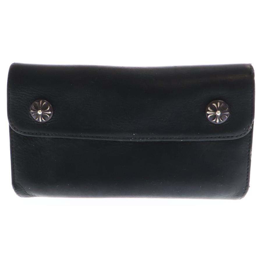 CHROME HEARTS（クロムハーツ） WAVE ウェーブ レザーウォレット 財布