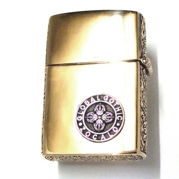 ZOCALO（ソカロ） チベタンスカル・ジッポ ー・コンビ : silver in