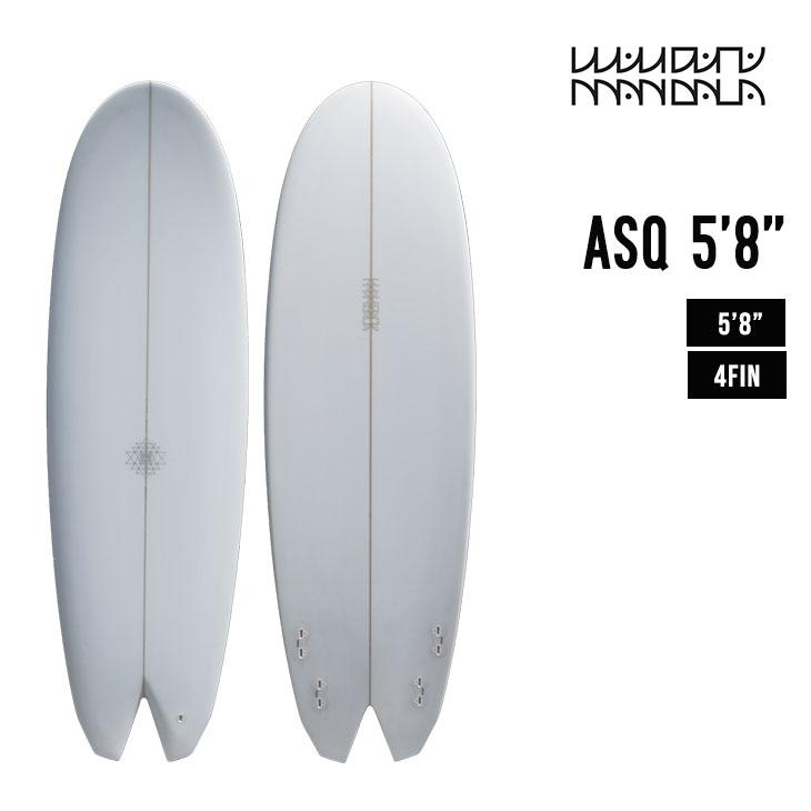 MANDALA マンダラ ASQ 5'8 アーク スワローテール クワッド
