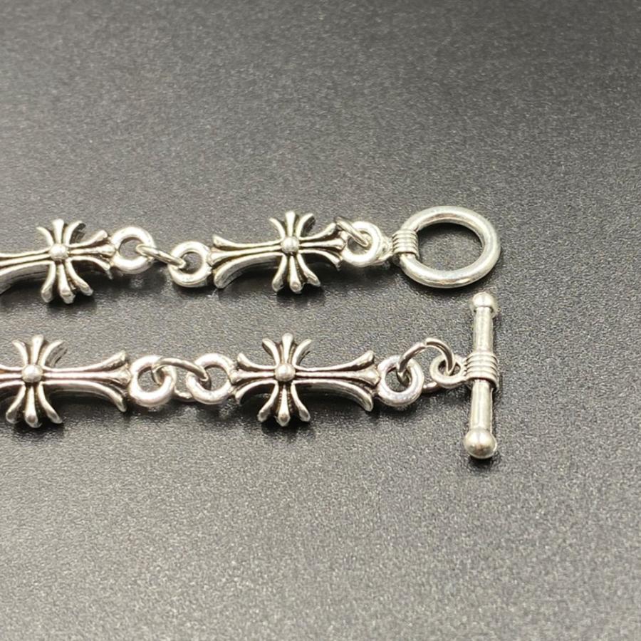 ブレスレット メンズ クロス 十字架 シルバー ブレスレットメンズ