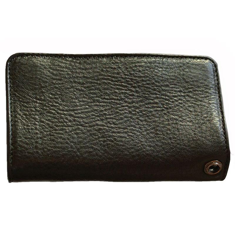 CHROME HEARTS 1 ZIP CROSS BUTTONS W/CROSS PATCH WALLET クロム