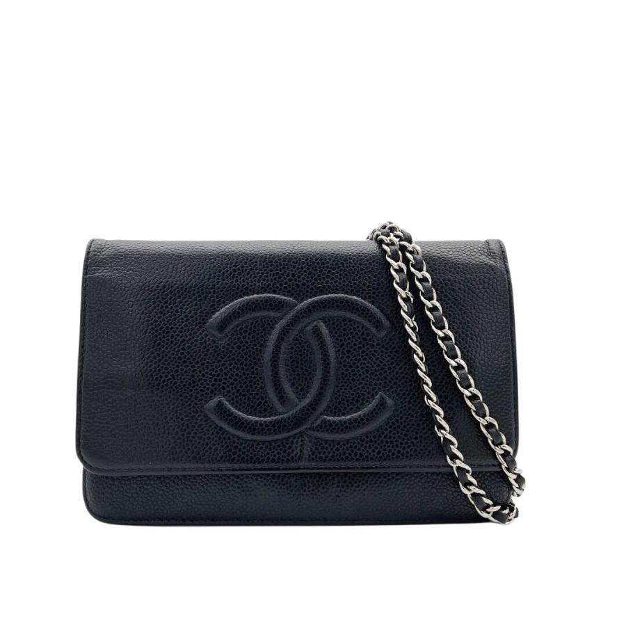 CHANEL（シャネル） チェーンウォレット ココマーク キャビアスキン