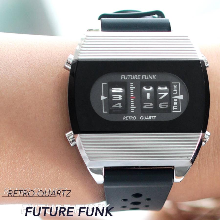 FUTURE FUNK（フューチャーファンク） 腕時計 メンズ ラバーバンド