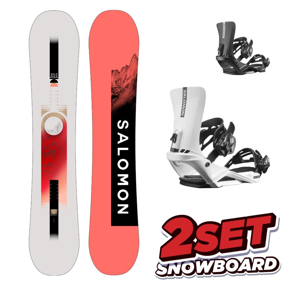 25-26 サロモン スノーボード 2点セット SALOMON REFLECT women RHYTHM
