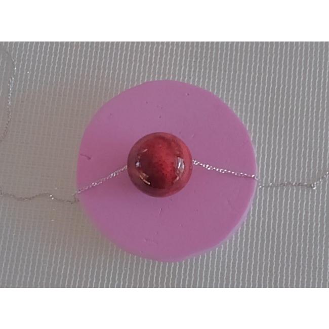 ツジモト真珠の本珊瑚 ネックレス アフリカ珊瑚 貫通 15mm珠 赤珊瑚