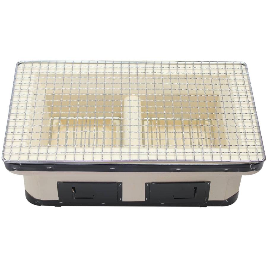 Field to Summit 本格 珪藻土 角型七輪 OF7RK 網付 角アミ・火箸・敷台