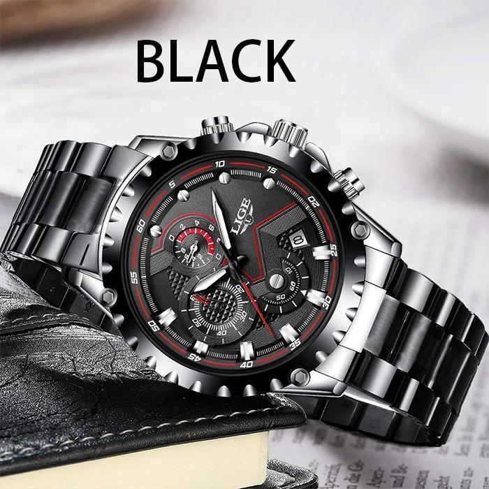 腕時計 メンズ クロノグラフ 1年保証 カレンダー クロノグラフ搭載