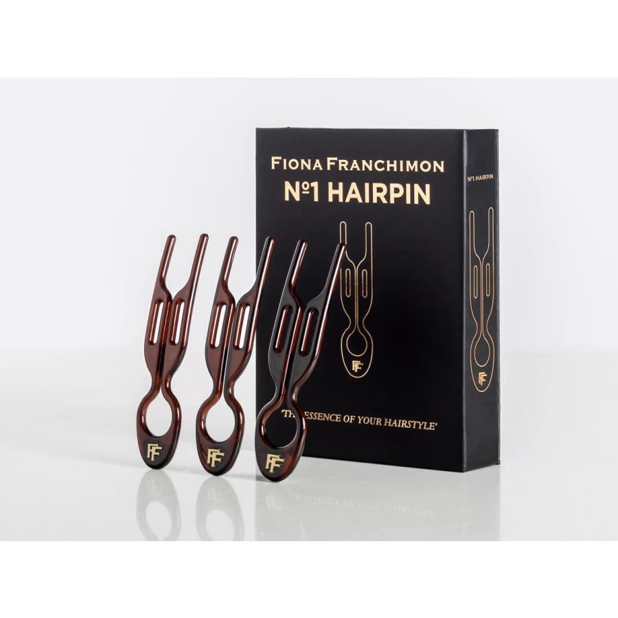 フィオナ フランシモン ヘアピン3本セット ブラウン ヘアセット ヘア